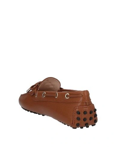 Shop Tod's Loafers In Tan