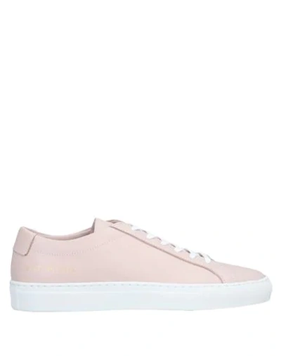 Shop Common Projects Sneakers In Light Pink