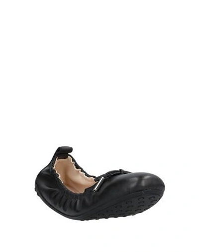 Tod's Ballet Flats In Black