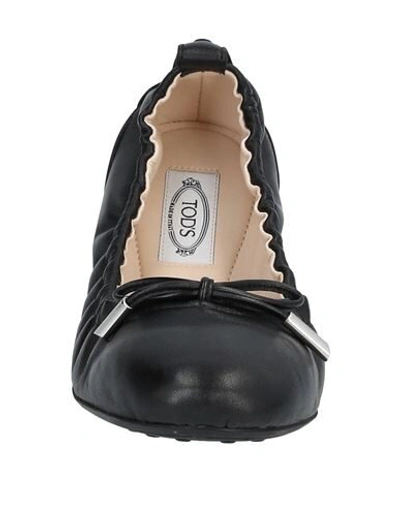 Tod's Ballet Flats In Black