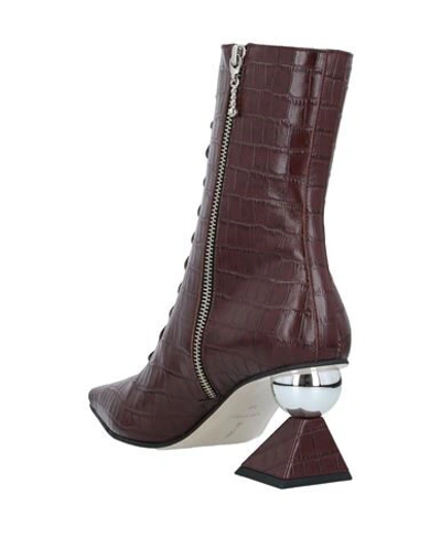 Shop Yuul Yie Ankle Boots In Maroon