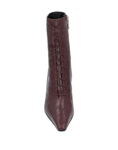 Shop Yuul Yie Ankle Boots In Maroon