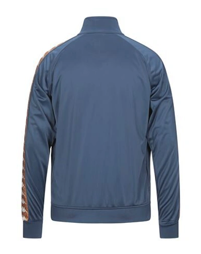 Shop Kappa Man Sweatshirt Slate Blue Size Xs Polyester