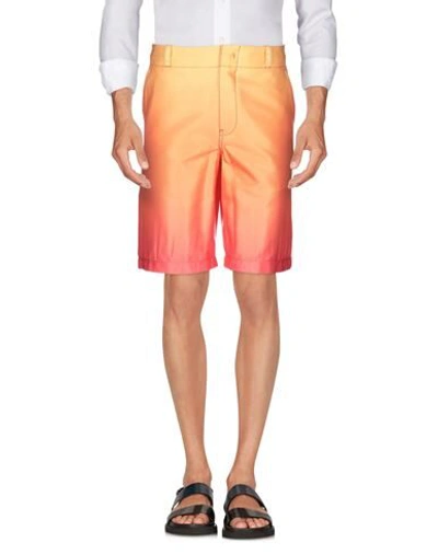 Shop Sies Marjan Man Shorts & Bermuda Shorts Orange Size 34 Polyester