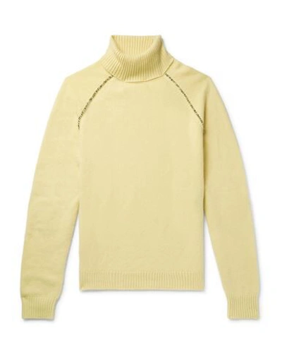 Shop Alanui Turtlenecks In Yellow