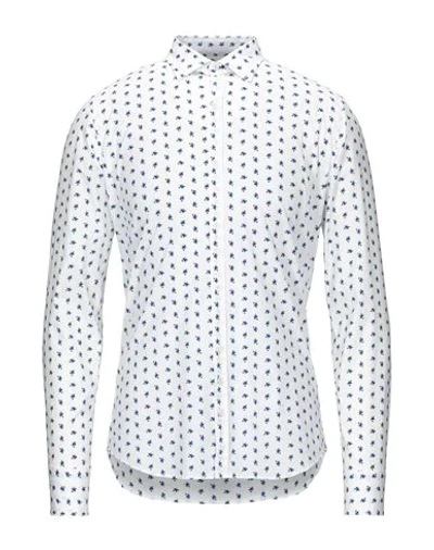 Shop Aglini Shirts In White