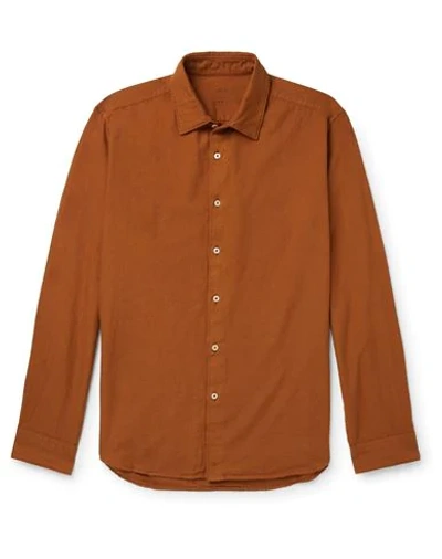 Shop Altea Shirts In Brown