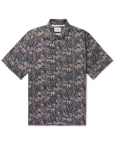 Shop Norse Projects Shirts In Dark Blue