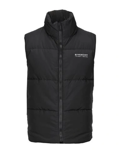 Shop Givenchy Synthetic Down Jackets In Black