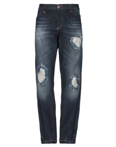 Shop Philipp Plein Jeans In Blue