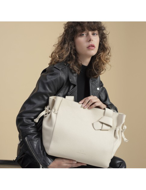 Esin Akan Kensington Tote Bag Vanilla In Beige Modesens