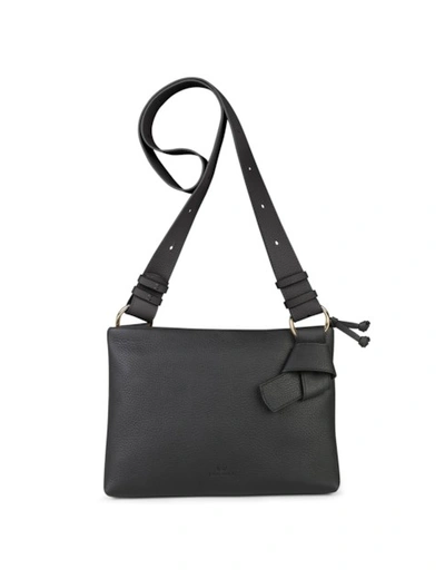 Shop Esin Akan Midi Mayfair Crossbody Bag, Black