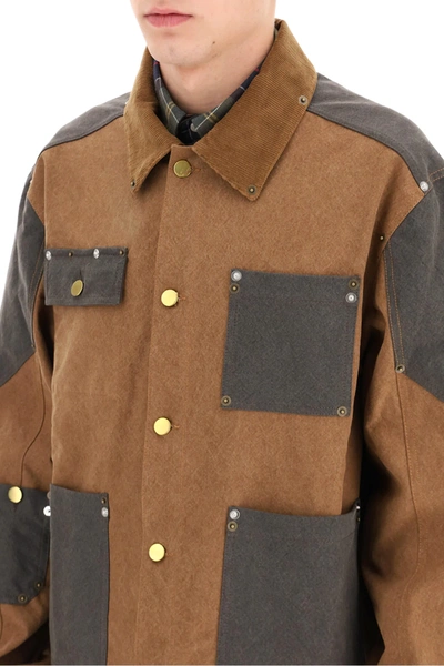 Shop Phipps Workwear Jacket In Brown,grey