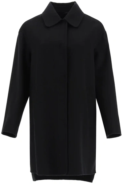 Shop Max Mara Cileno Coat In Black