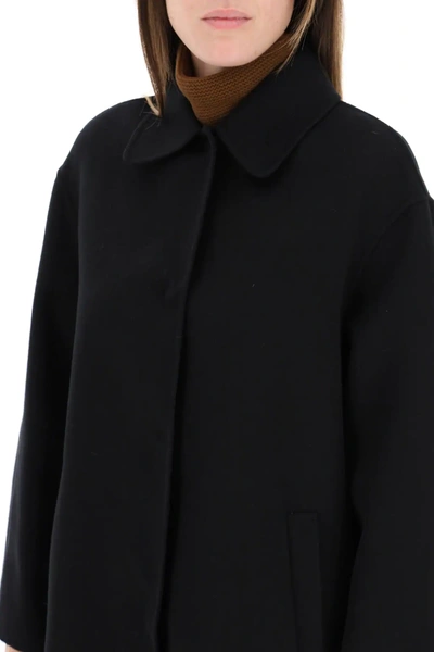 Shop Max Mara Cileno Coat In Black