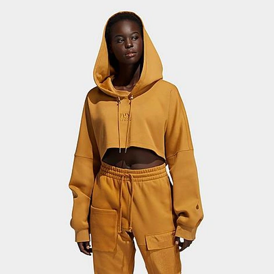 Adidas Originals Adidas Women's X Ivy Park Hooded Shrug Top (xs - Xl) In  Brown | ModeSens