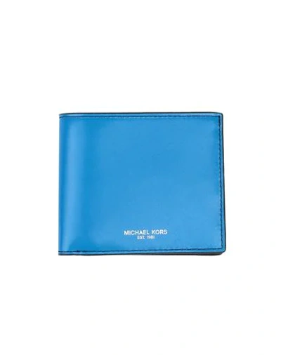 Shop Michael Michael Kors Wallet In Blue