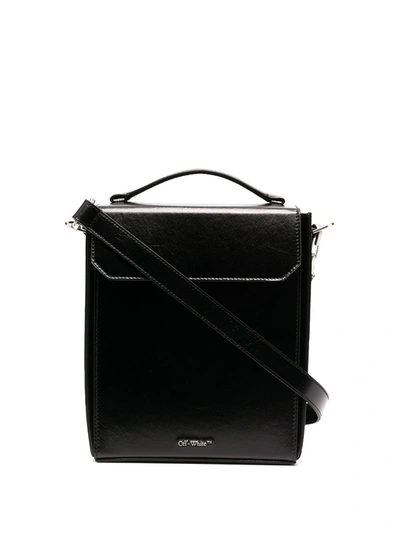 Shop Off-white Structured Tote Bag In Black