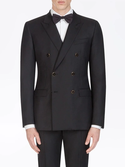 Shop Dolce & Gabbana Martini Suit Jacket In Black