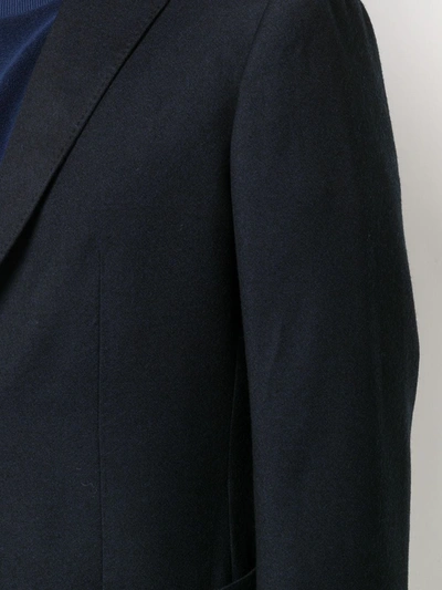 Shop Ermenegildo Zegna Tailored Single-breasted Suit In Blue