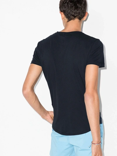 Orlebar Brown Crew Neck T-shirt In Blue