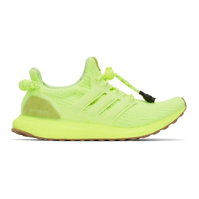 Shop Adidas X Ivy Park Yellow Ultra Boost Og Sneakers In Hiresyell/h