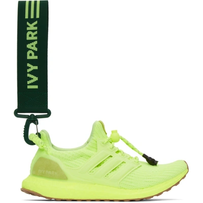 Shop Adidas X Ivy Park Yellow Ultra Boost Og Sneakers In Hiresyell/h