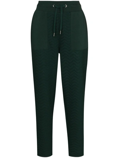 Shop Sweaty Betty Ramble Quilted Track Pants In Green