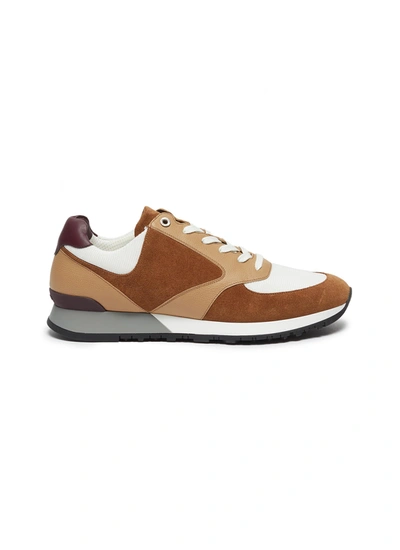 Shop John Lobb Foundry' Lace Up Sneakers In Multi-colour