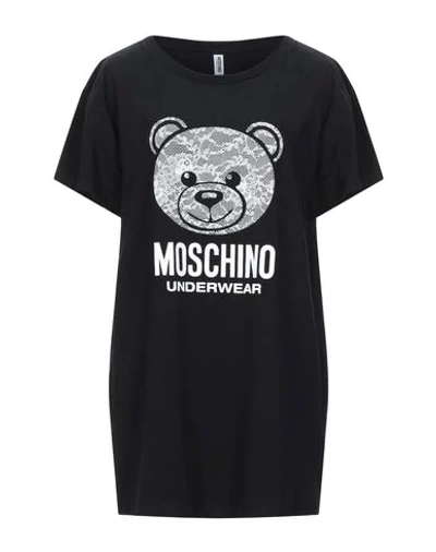 Shop Moschino Nightgowns In Black