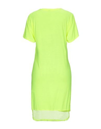 Shop Moschino Woman Cover-up Yellow Size M Polyester, Polyamide