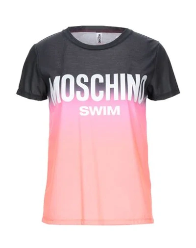 Shop Moschino Woman T-shirt Black Size S Polyester