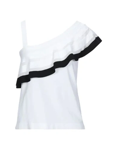 Shop D-exterior D. Exterior Woman Top White Size L Viscose, Polyester