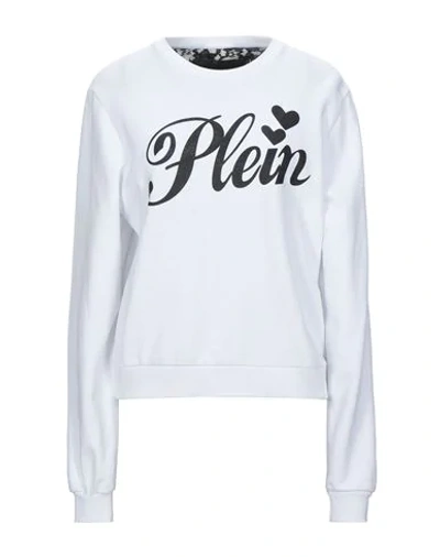 Shop Philipp Plein Sweatshirts In White