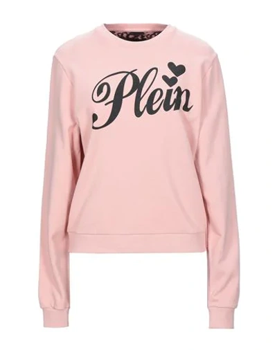 Shop Philipp Plein Sweatshirts In Pink