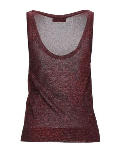 Shop Missoni Tops In Maroon