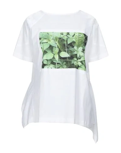 Shop High By Claire Campbell High Woman T-shirt White Size Xl Cotton