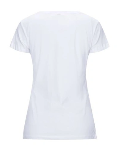 Shop Kappa Woman T-shirt White Size M Cotton