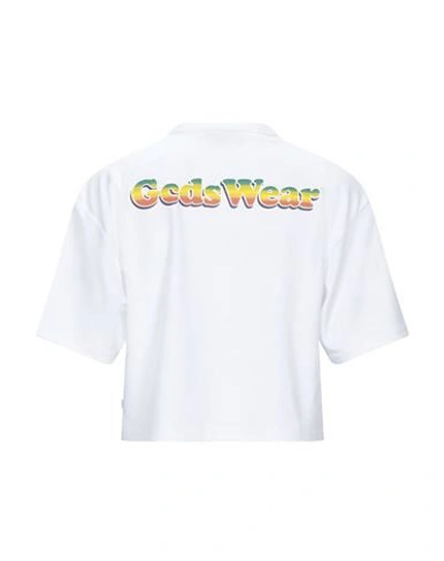 Shop Gcds Woman T-shirt White Size Xs Cotton