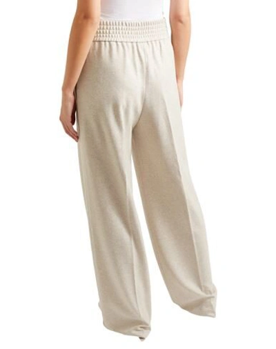 Shop Agnona Pants In Light Grey