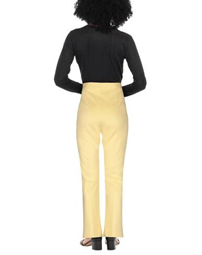 HARRIS WHARF LONDON HARRIS WHARF LONDON WOMAN PANTS YELLOW SIZE 10 VISCOSE, POLYAMIDE, ELASTANE 13521494WK 6