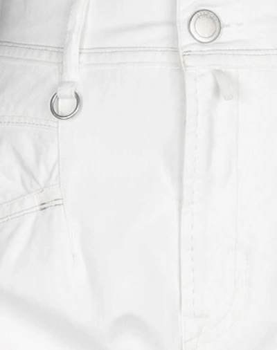 Shop High By Claire Campbell High Woman Jeans White Size 16 Cotton