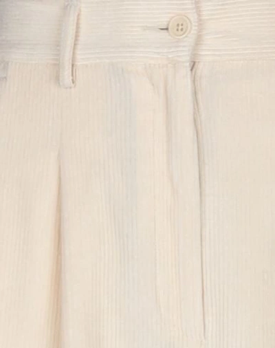 Shop Manuel Ritz Casual Pants In Ivory