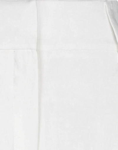 True Royal Woman Shorts & Bermuda Shorts White Size 8 Linen, Cotton, Polyamide, Elastane In White