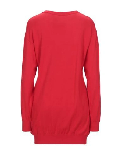 Moschino Sweaters In Red