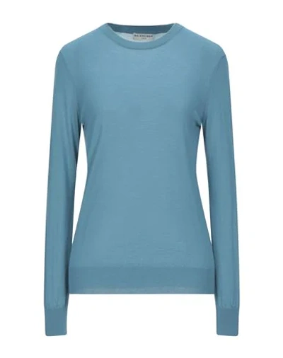 Shop Balenciaga Cashmere Blend In Deep Jade