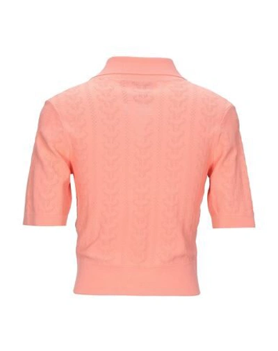 Shop Les Coyotes De Paris Woman Sweater Salmon Pink Size 14 Viscose, Nylon