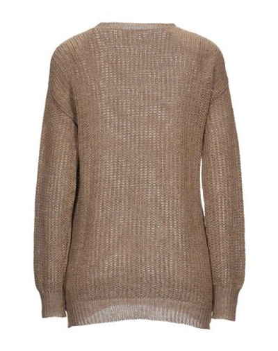Woolrich Sweaters In Khaki