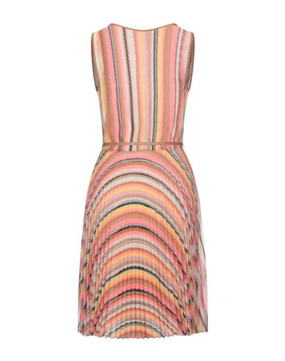 Shop Jucca Woman Midi Dress Sand Size L Viscose, Polyester, Polyamide, Metallic Fiber In Beige