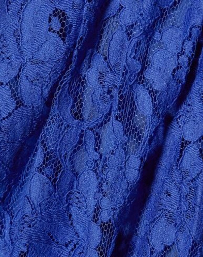 Shop Michael Kors Collection Woman Midi Dress Blue Size 2 Cotton, Polyamide